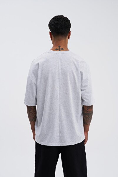 Machinist Ανδρικό μπλουζάκι Basic Super Cotton Oversize Karmelange