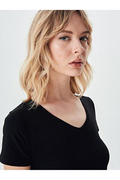 Ltb RIPADO V-Neck γυναικείο κοντομάνικο μπλουζάκι 12248016560033