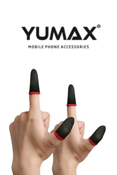 yumax قفازات أصابع مضادة للانزلاق لألعاب Pubg وغيرها من الألعاب المحمولة، الحساسية والسرعة في واحد