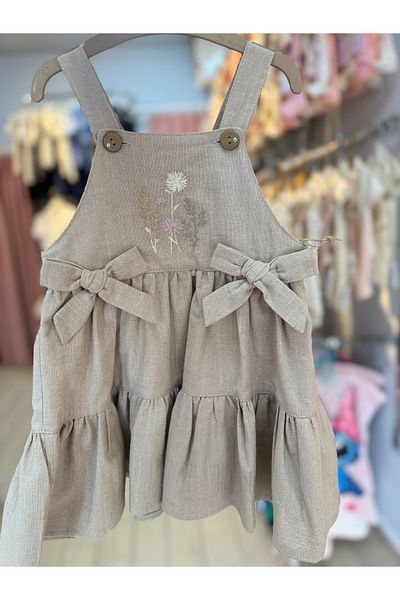 WİKİBOOM Ribbon Detailed Strap Girl's Dress