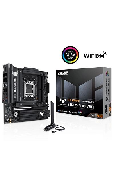 ASUS Tuf Gaming B850m Plus WiFi DDR5 8000MHz (OC) M.2 AM5 Matx اللوحة الأم