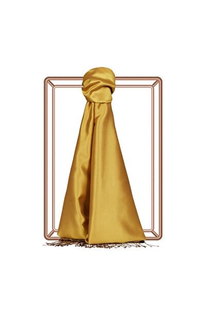 ipekevi Çift Taraflı İpek Şal - Dore