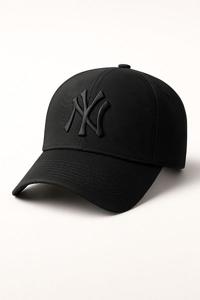 Verahed Ny New York Embroidery Unisex Baseball Black Hat Women's Hat Men's Hat Summer Hat