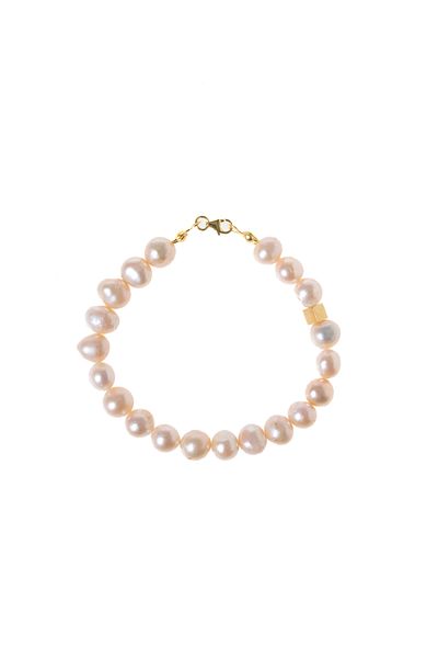 OSMANLI DEĞERLİ TAŞ Certified Pearl Natural Stone Bracelet