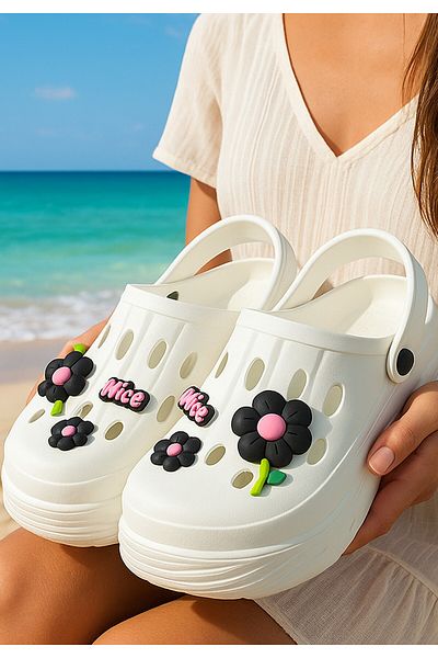 Moda Frato Modafrato NAYS Wedge Sole Γυναικείες Παντόφλες Παντόφλες Παραλίας Πισίνας Υψηλής Πλατφόρμας