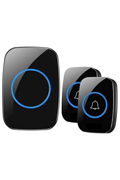 YENİLZD Yenilzd 2 Buton 1 Alıcı Kablosuz Uzaktan Kumandalı Led Kapı Zili (PİLLİ)