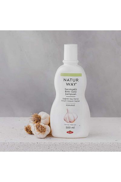 Otacı Naturway 500 ml Odorless Shampoo with Garlic and Plant Extract