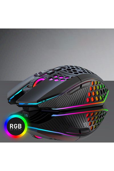 O.L by ODISSEY LIFE Mouse Wireless Profesional Pentru Acasă Și Birou Odissey Life, Reîncărcabil, Iluminare Rgb