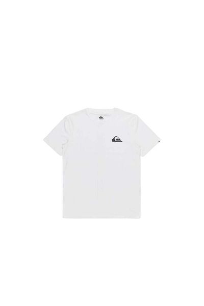 Quiksilver Ανδρικό λευκό μπλουζάκι Mw Mini Logo Ss Eqyzt07657-10