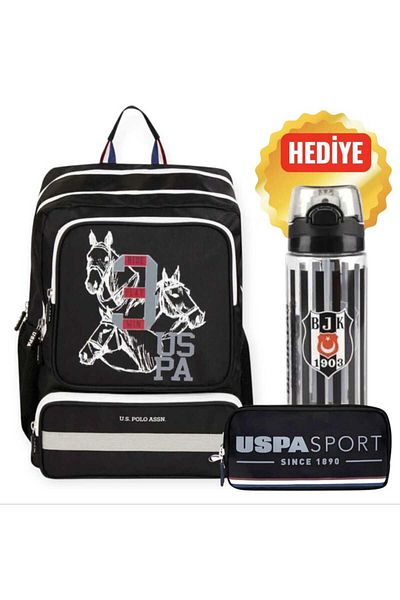 U.S. Polo Assn. U.S. Polo School Backpack, Pencil Bag