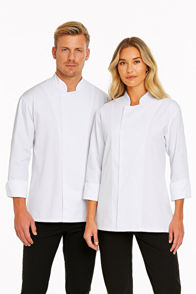 MKWorkwear اختيار التطريز بالاسم - سترة الشيف FORTE - ملابس الطهي الحديثة |  ...