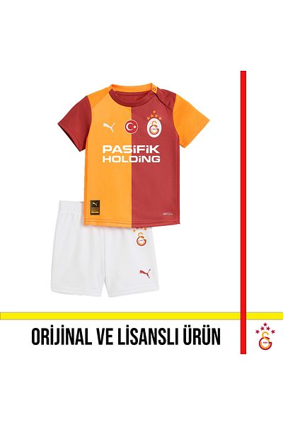 Galatasaray Licensed 2025/2026 Baby Home Partial Jersey Set