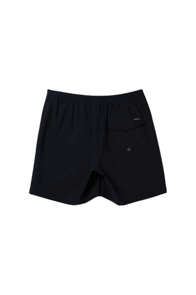 Quiksilver Surfsilk Solid Volley 16 Aqyjv03141-Kvj0 Men's Black Shorts