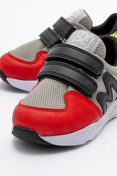 mnpc Red-Grey Boy's Sports Shoes