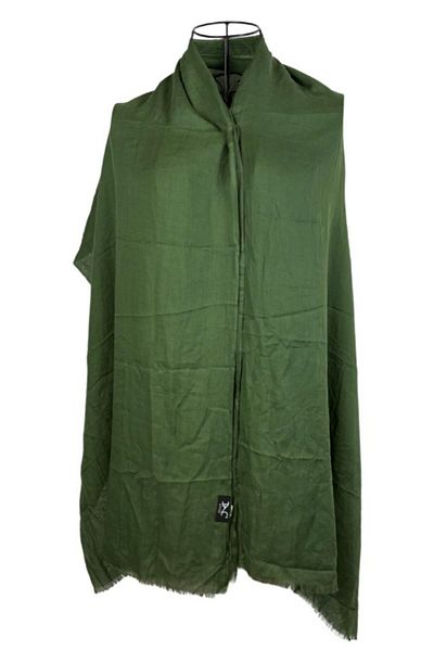 DACSHOP Esarfa dama uni 25VM, verde masliniu 180 x 95 cm