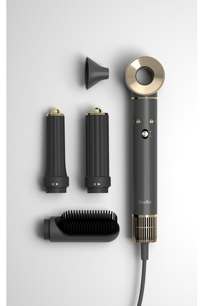 Glorifar Airstyler 5in1 Bldc Motor Pro Hava Üflemeli Saç Şekillendirici ve Ku...