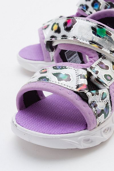 mnpc Girl's Lilac Lighted Anatomical Lightweight Sports Sandals