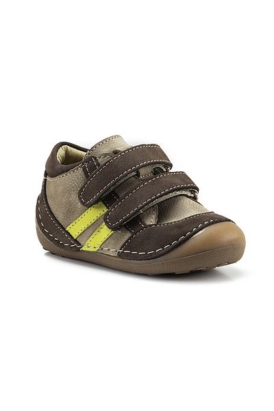 mnpc Orthopedic Supported Sand Leather First Step Boots for Boys