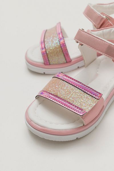 mnpc Girl's Powder Orthopedic Supported Children's Sandals