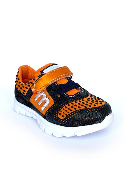 mnpc Unisex Kids Navy-orange Orthopedic Supported Children's Sports Shoes