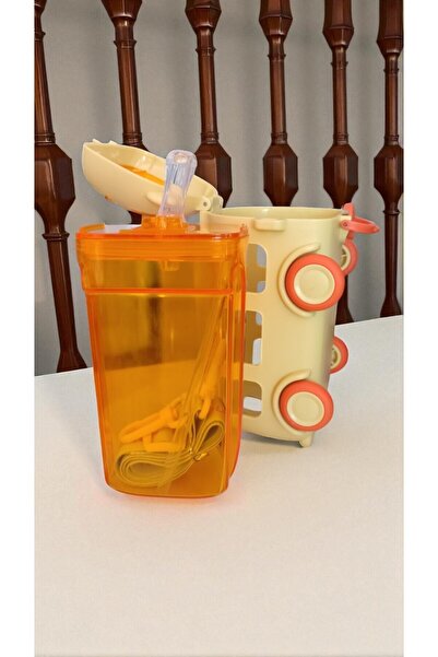 FAMEMUS ACCESSORY Bus Shaped Flask Yellow Color