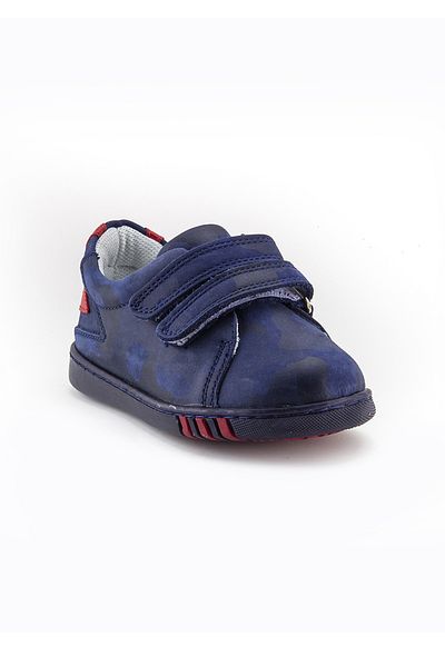 mnpc Boy's Jeans Leather Orthopedic Supported Initial Shoes