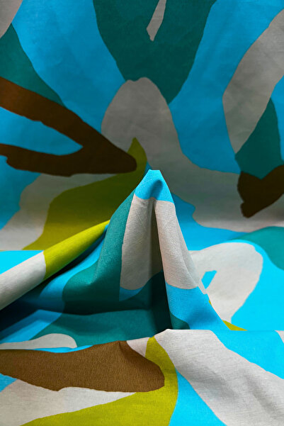 kumaş sarayı Poplin Kumaş Gömleklik Elbiselik Nefes Alan Kumaş - 150 cm En