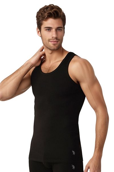 U.S. Polo Assn. Ανδρικό βαμβακερό Lycra Modal Box 2 Μαύρο εσώρουχο