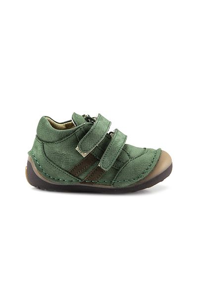 mnpc Boy's Green Leather Orthopedic Supported First Step Boots