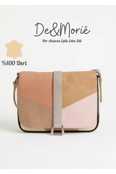 De&Morié 👜   Demorie Dm2585 Genuine Leather Four-Eye Side Strap Women's Bag