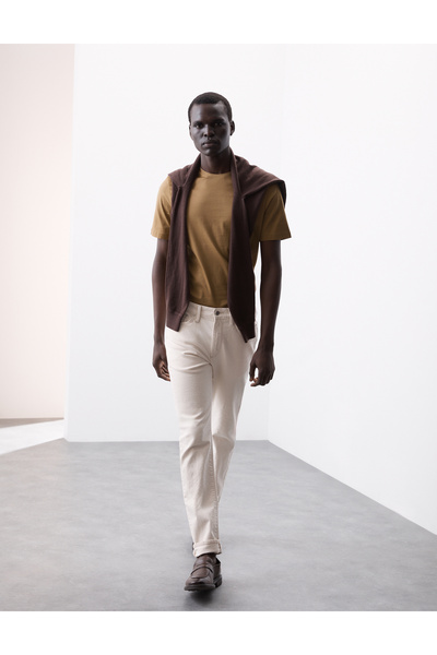 Marks & Spencer Pure Supima® Slim Fit Premium Pamuklu T‑Shirt