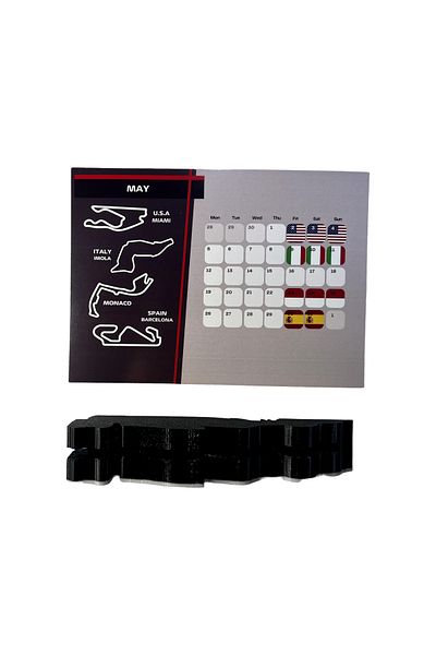 OEM Calendar Formula1, desk, season 2025