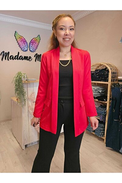 MADAME MELEK Double Duble Blazer Ceket