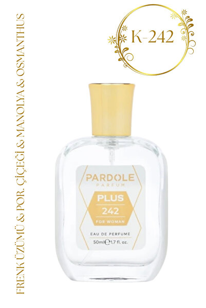 PARDOLE K-242 Meyvemsi Çiçeksi Favoris Kadın Parfum -50 ml - Frenk Üzümü, Por...