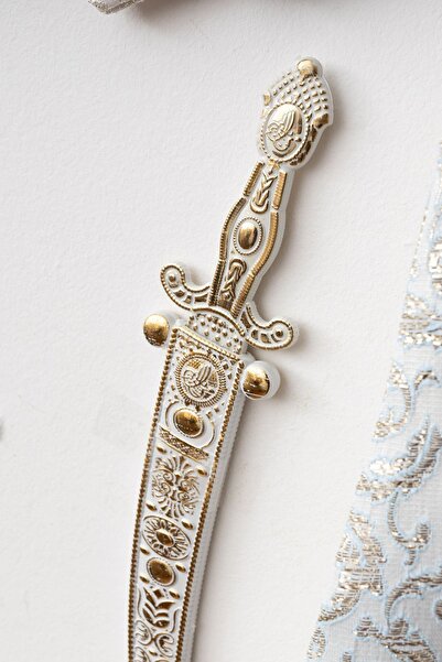 UmBaby Yenidoğan (0-6) & 1 Yaş Erkek Bebek Mevlütlük Şehzade Sünnetlik Kıyafeti Erkek Çocuk (HANÇER DETAY)