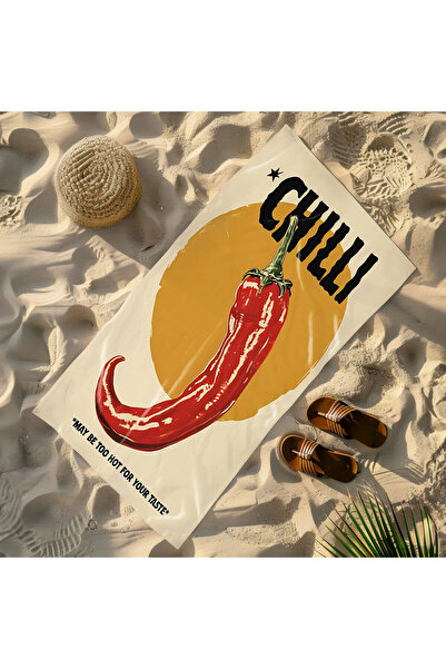 Piloji منشفة شاطئ مطبوعة بنمط صيفي - منشفة شاطئ للحمام ناعمة الملمس سريعة الج...