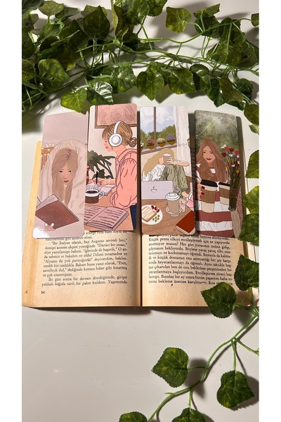 Handeto Kraft 4 قطع من الإشارات المرجعية المصنوعة من مادة PVC اللامعة والصلبة...