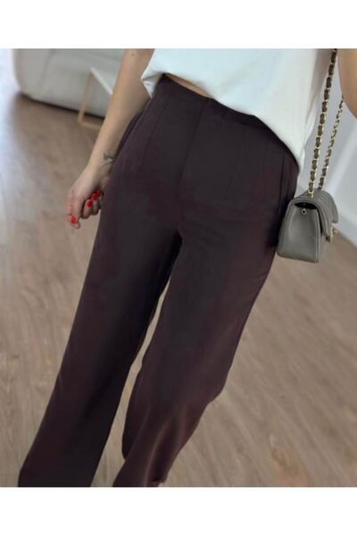 Liya Orijinal Marka Bol Paça Modal Pantolon