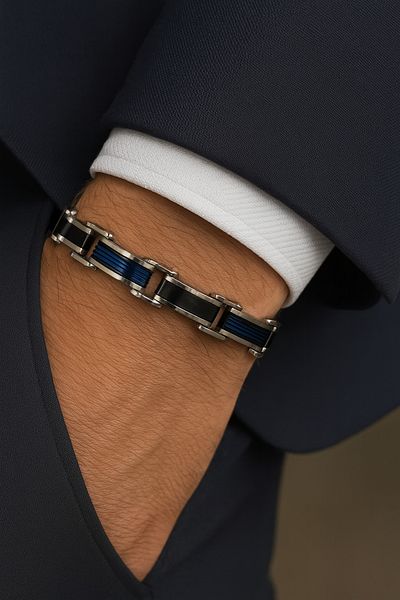 Naviforce Steel Double Sided Men's Bracelet