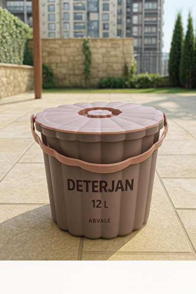 ARVALE 12LT Çok Amaçlı Kapaklı Organizer Kutu – Taşıma Saplı YUVARLAK