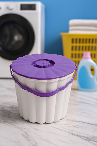 ARVALE صندوق منظم متعدد الأغراض بسعة 12 لتر مع مقبض حمل دائري