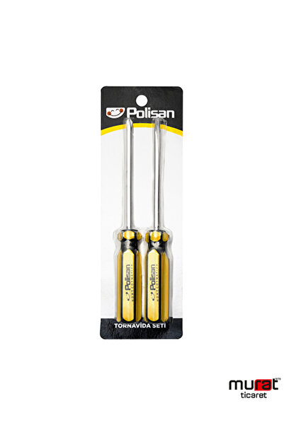 Polisan 2'li Tornavida Seti (Düz ve Yıldız)