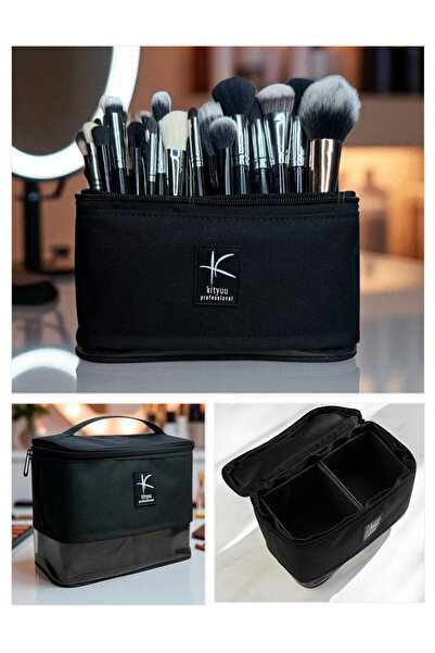 Kityuu حقيبة مكياج قابلة للتوسيع من Duokit |   حقيبة مستحضرات التجميل لتنظيم ...