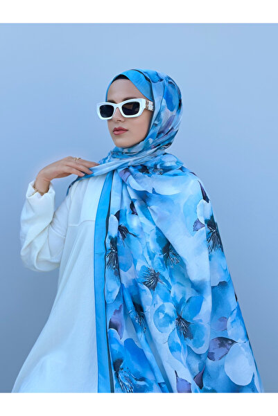 GRAZELLA Çiçek Desen Pamuk Şal