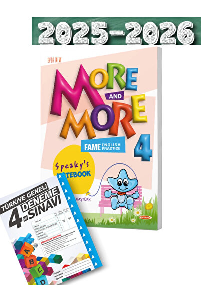 Kurmay Elt Yayınları Kurmay Elt More And More 4. Sınıf Speaky's Notebook Ingilizce Çalışma Defteri