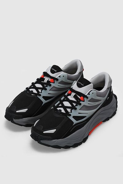 Lufian 112230202 Edwın Sneaker Men's Leather Shoes Black