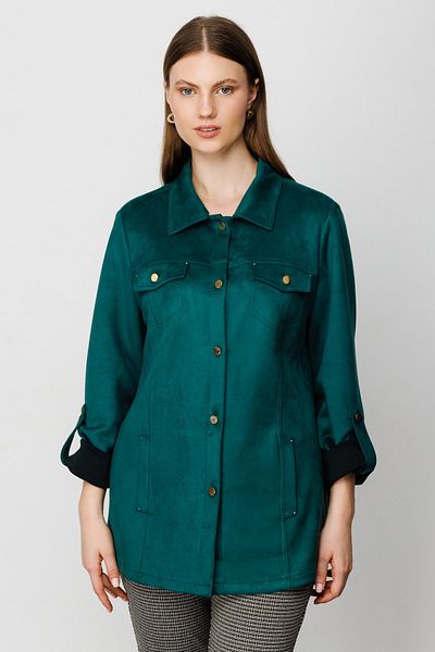 Ekol Buttoned Chamois Trench Coat
