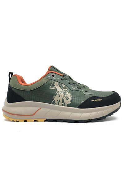 U.S. Polo Assn. ΒΑΣΗ. Polo Assn Elias - Αδιάβροχα ανδρικά αθλητικά παπούτσια εξωτερικού χώρου KHAKI