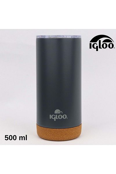 IGLOO كوب فلين 500 مل ترمس كوب زجاجة ماء مدخن