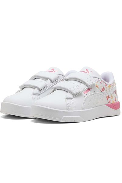 Puma Jada Funky Flowers V Ps 400894-02 Παιδικά Αθλητικά Παπούτσια Λευκά